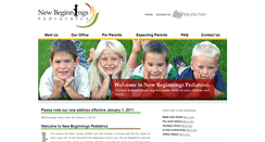 Desktop Screenshot of newbeginningspeds.com